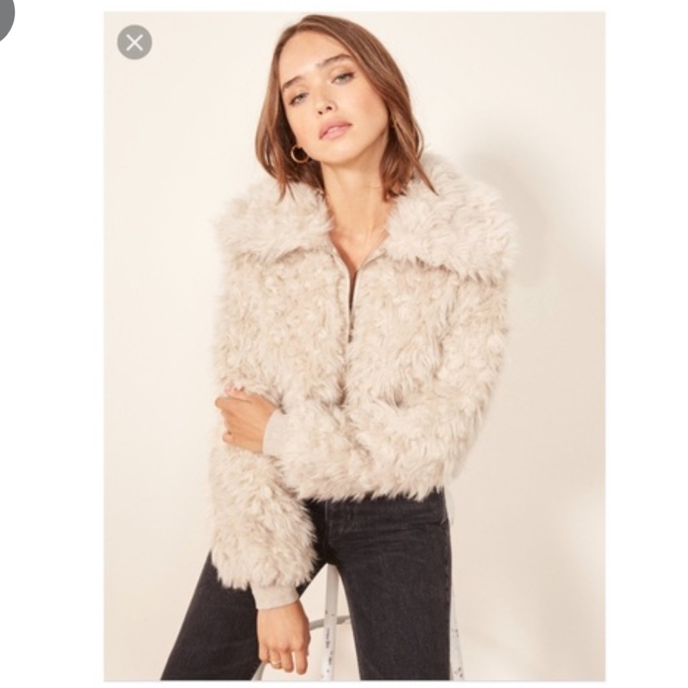 Reformation fur coat